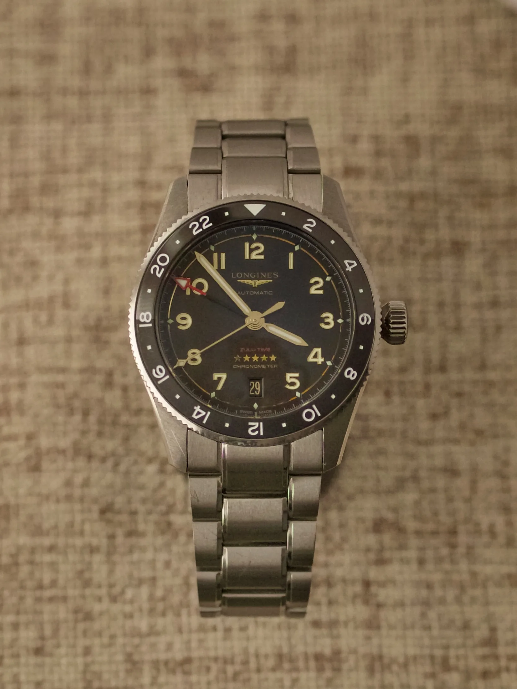 Longines Spirit Zulu Time Titanium